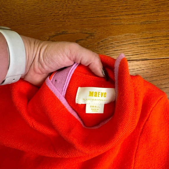 Anthropologie Maeve The Annalise Mock Neck Mini Sweater Dress - Picture 4 of 10